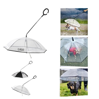 Clear Adjustable Pet Umbrella